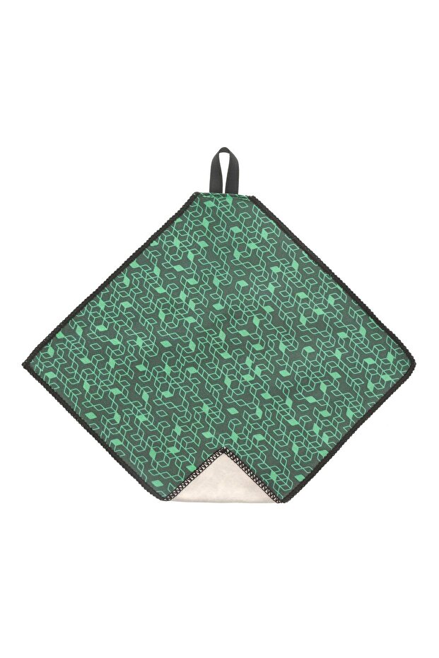 Quechua Mikrofiber Silme Bezi - Yeşil - Clean 100 - 4