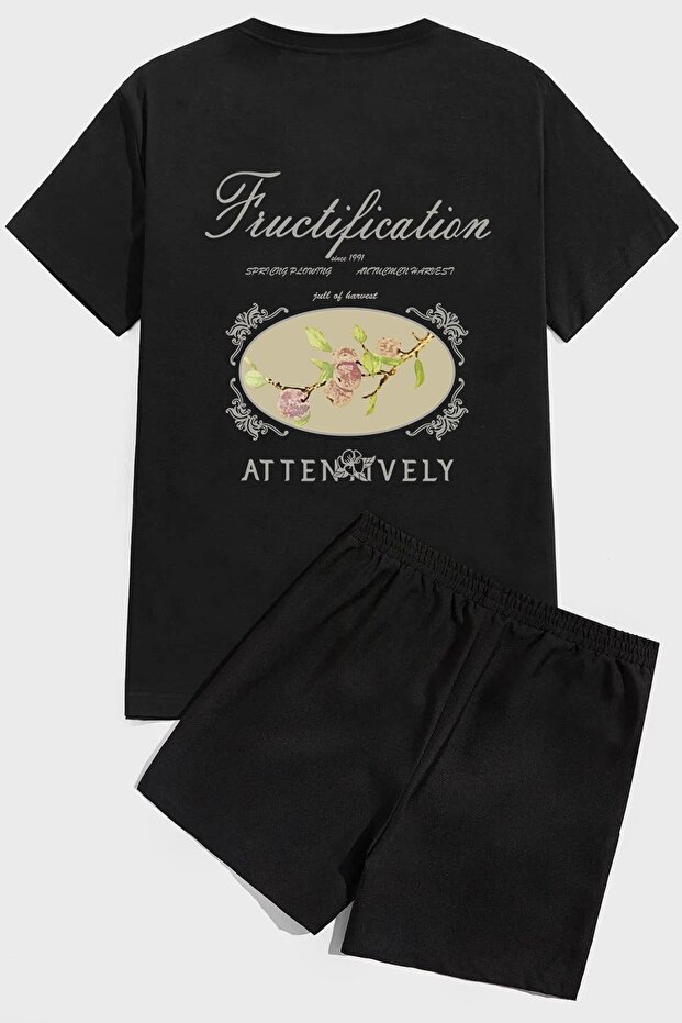 Fructification Printed Comfortable Shorts Set