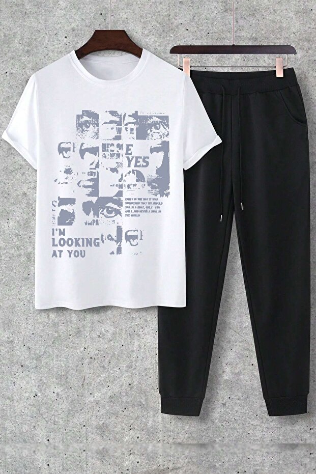 Unisex Comfortable Design - I'm Looking at You 2-piece Tracksuit Set