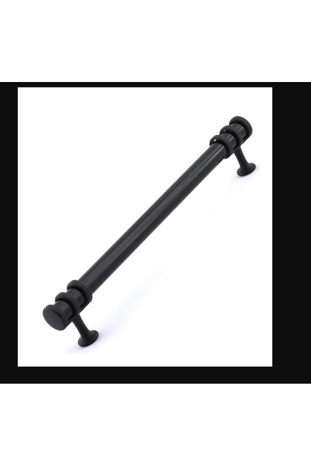 Kapı Dolap Vestiyer Çekmece Kulbu 192 MM ZAFER KULP SİYAH - 1