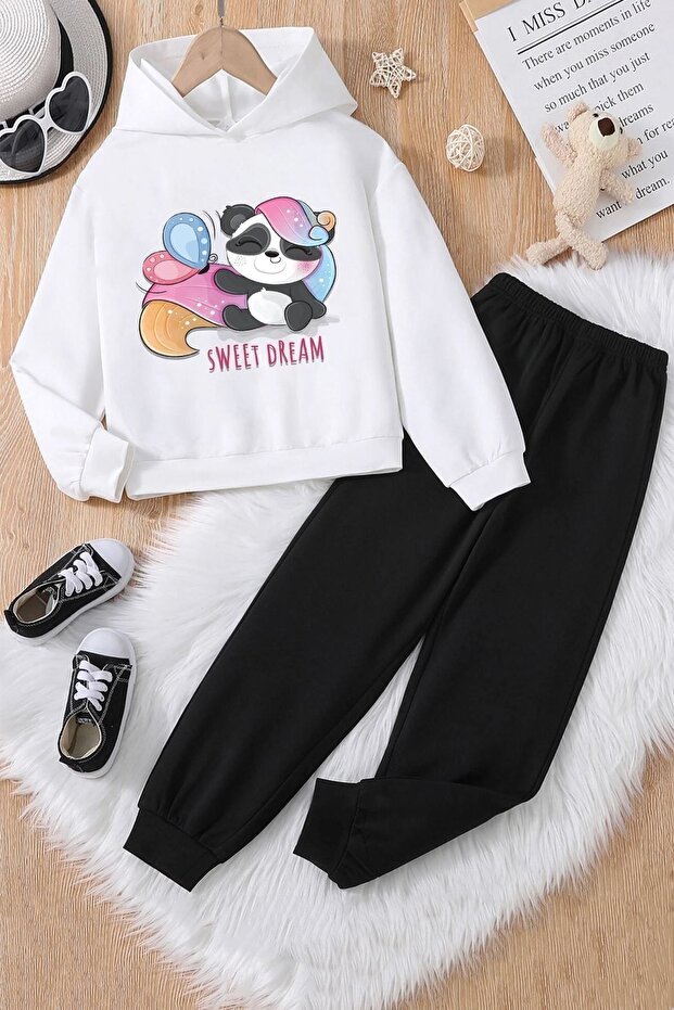 Kids Sweet Dream Panda Tracksuit Set