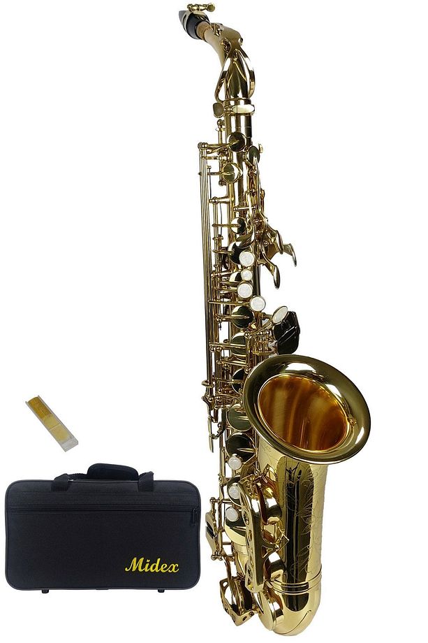 Sf-8000 Gold Profesyonel Alto Saksafon Çanta Ve Aksesuar Dahil (MİB) - 4