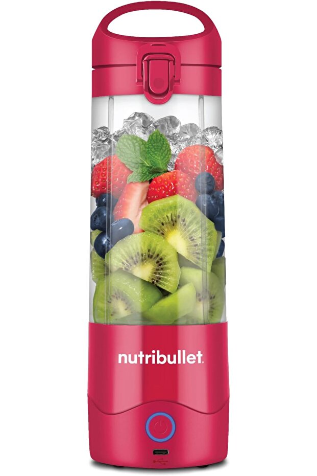 Portable Blender 475ml for Protein Shake, Smoothie, Frozen Fruit & Ice, Magenta - 1