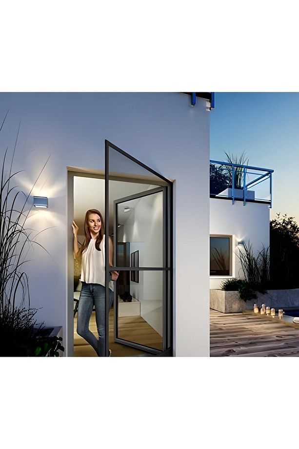 Antrasit Sineklik Menteşeli Gri Sineklik Kapı Ve Balkon Sinekliği (0-95 CM - 0-210 CM) - 3