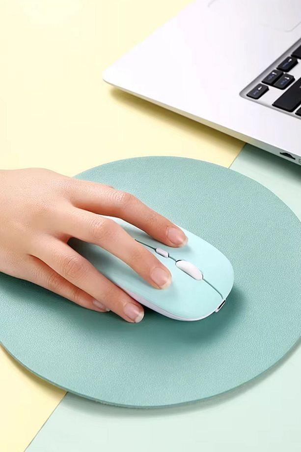 Kablosuz Wireless 2.4g Bluetooth Sessiz Mouse Şarj Edilebilir Rgb Renkli Ergonomik Tasarımlı - 2