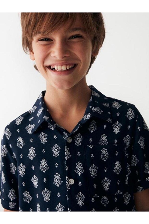 Premier Patterned Boy's Shirt - 4