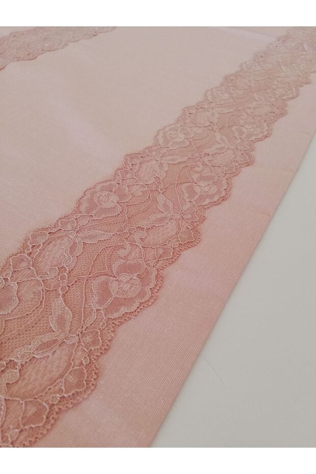 Pembe Dantelli Runner - 2