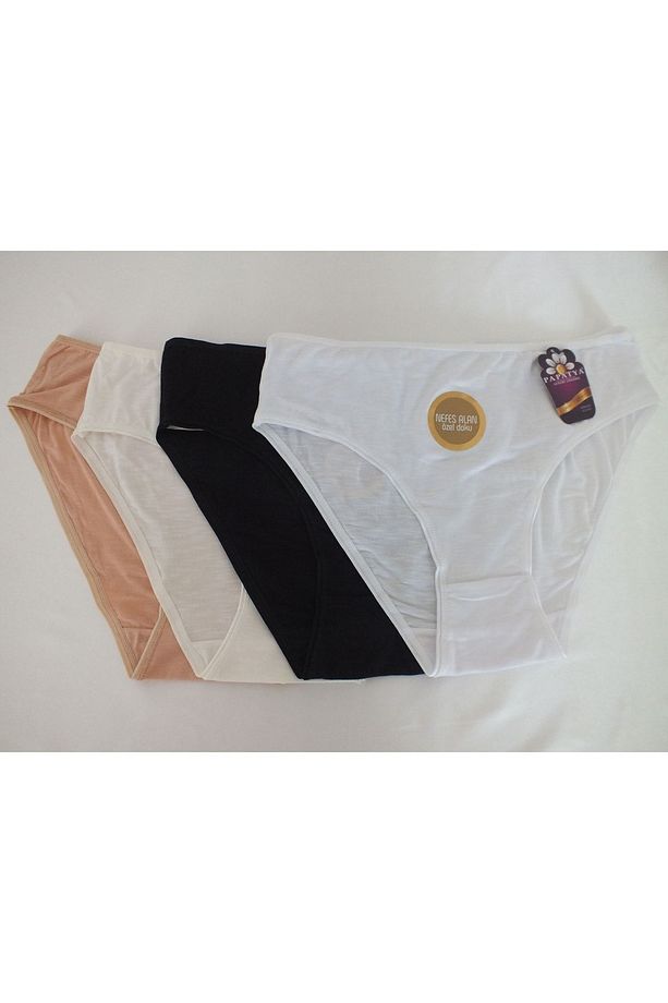 Nefes Alan Doku Bambu Bikini Külot 4'lü Set 2549 - 3