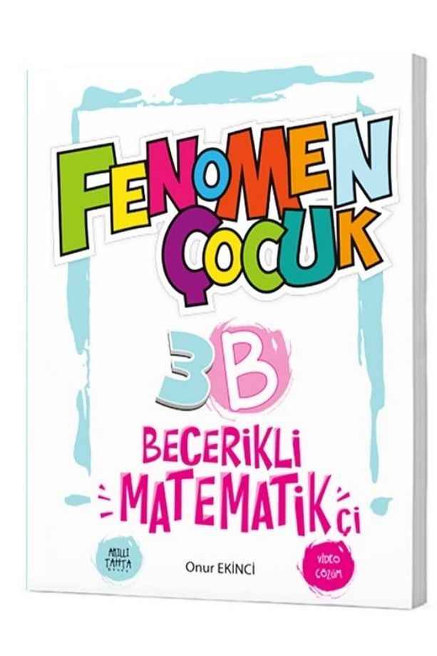 FENOMEN ÇOCUK BECERIKLI MATEMATIKÇI 3 (B) YENİ KAPAK 2024 - 2