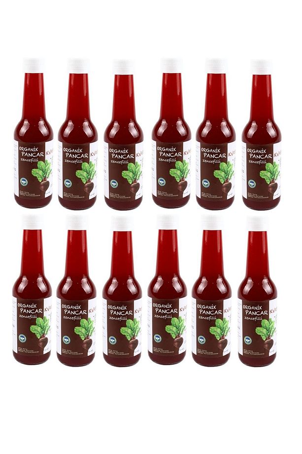 Organik Zencefilli Pancar Kvass 250 Ml * 12 Adet - 1