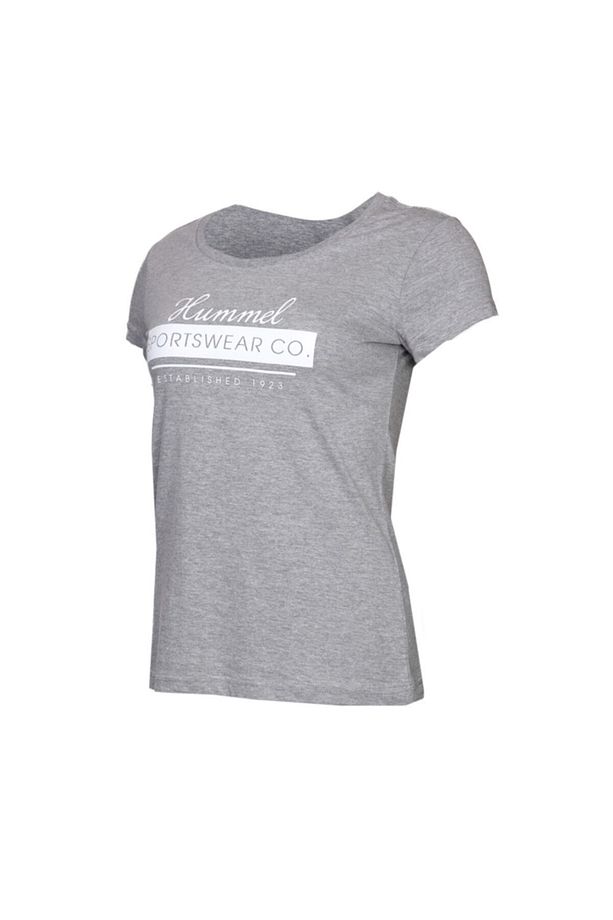 HMLRUBY T-SHIRT S/S GRI MELANJ Kadın T-Shirt 100580958 - 1