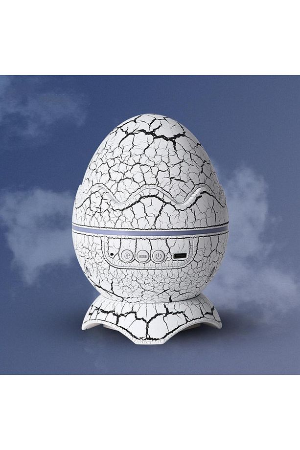 Dinazor Yumurtası Projektör Gece Masa Lambası Galaxy Gökyüzü Kumandalı Aydınlatma Bluetooth Speaker - 3