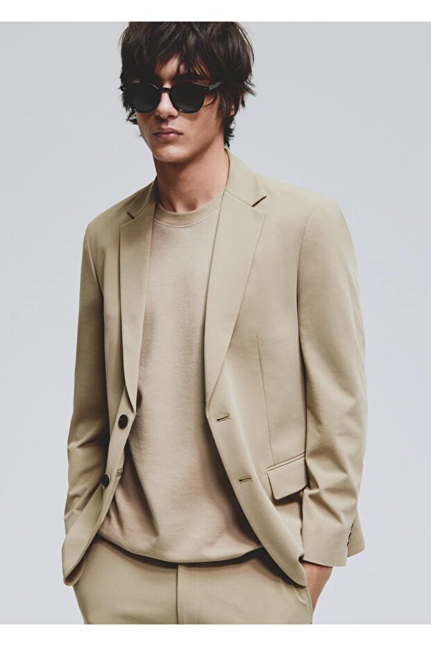 Slim Fit Blazer Ceket - 6