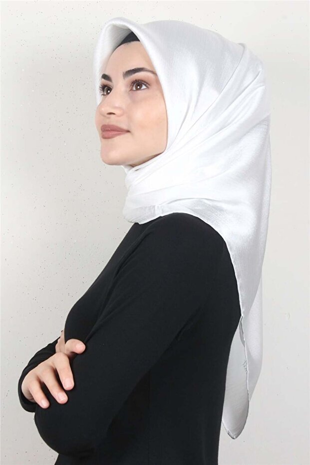 وشاح دايموند جانجان 4103-27 أبيض