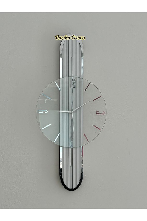 Modern Tasarımlı Ahşap Duvar Saati - Evinize Estetik Dokunuş (66 cm) - 3