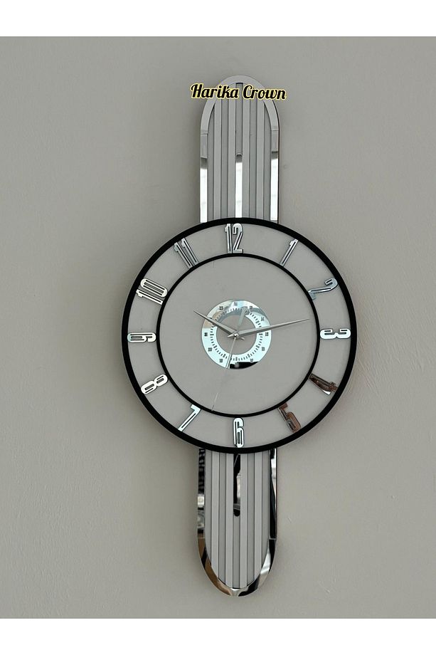 Modern Tasarımlı Ahşap Duvar Saati - Evinize Estetik Dokunuş (66 cm) - 4