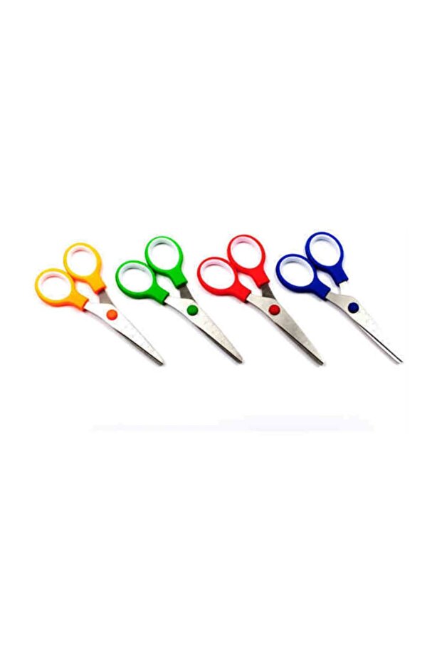 Luxury Double Color Ruled Student Scissors