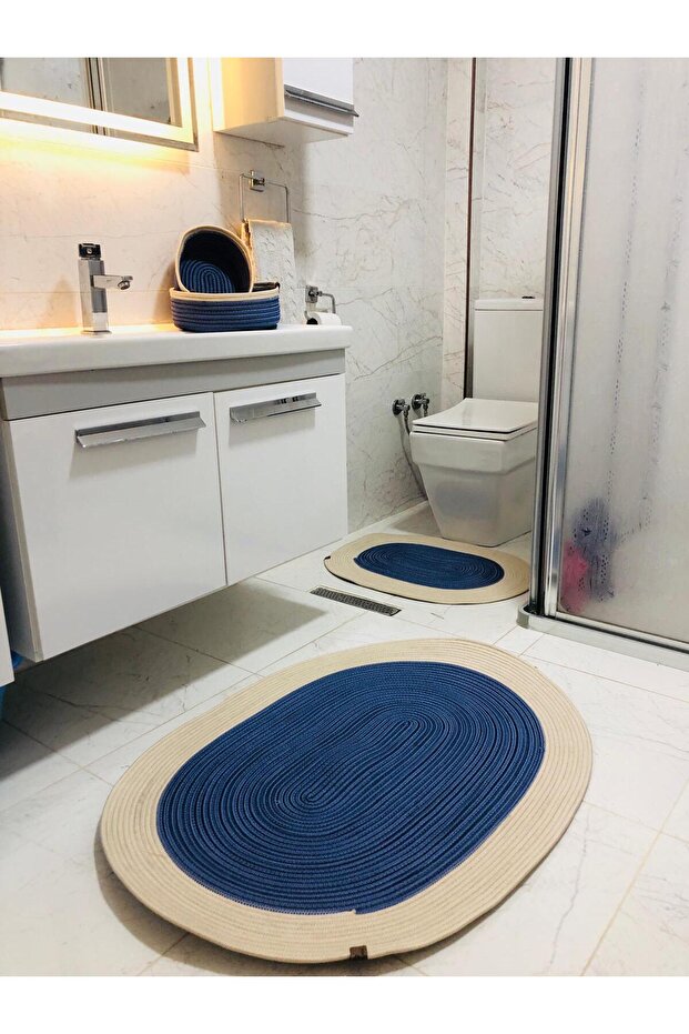 4 Lü,Banyo Paspas Takımı - 3