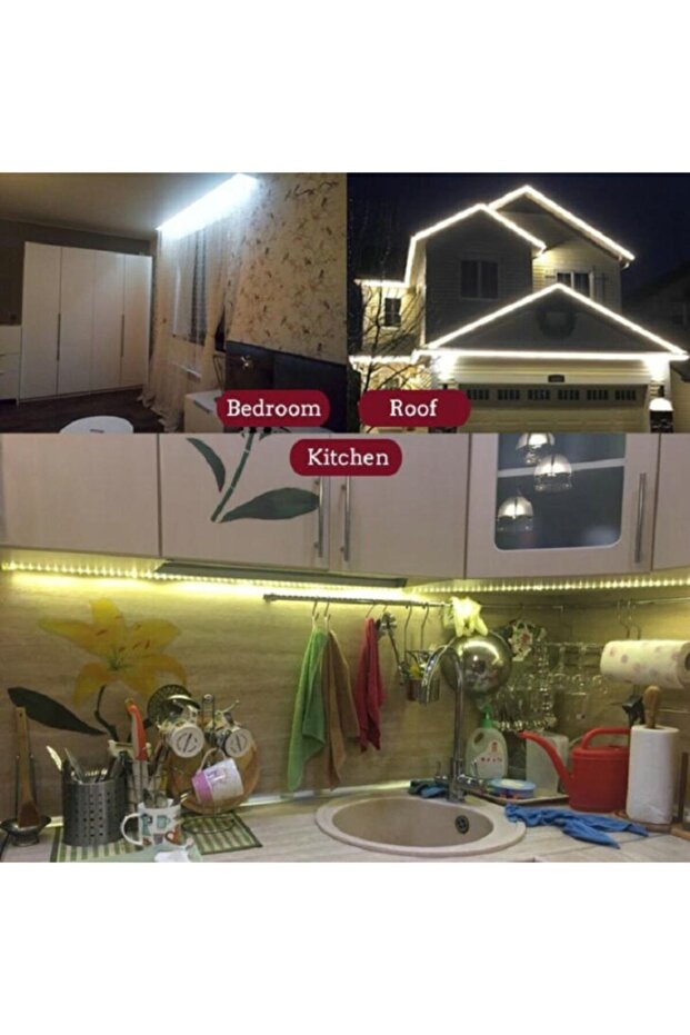 Hortum Esnek Şerit Led 6 Metre Gün Işığı + 220 Volt Fiş - 3