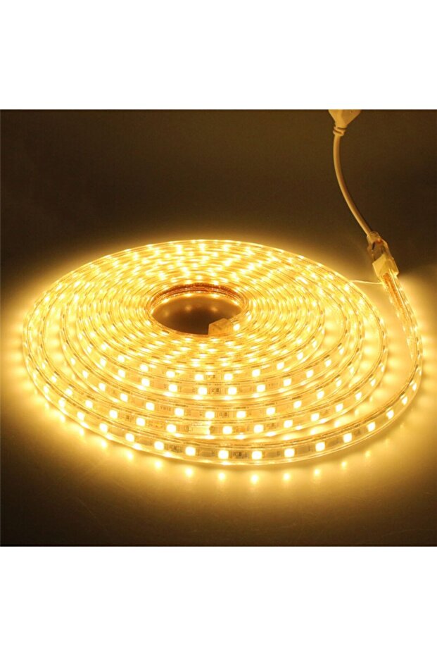 Hortum Esnek Şerit Led 6 Metre Gün Işığı + 220 Volt Fiş - 1