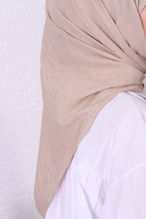 Bambu Eşarp Bej - 2