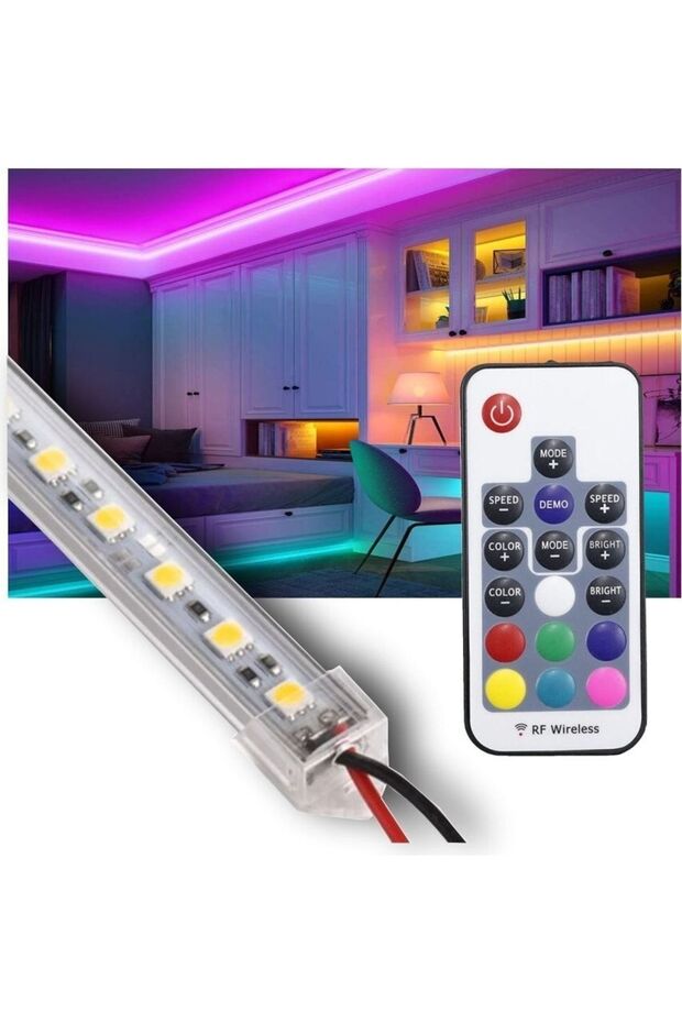 مجموعة شريط LED متعدد الألوان مقاس 100 سم RGB