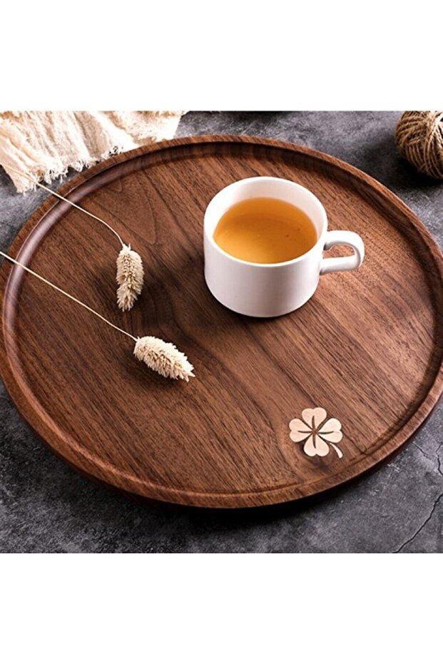 Large Size Wooden Saucepan and Presentation Plate