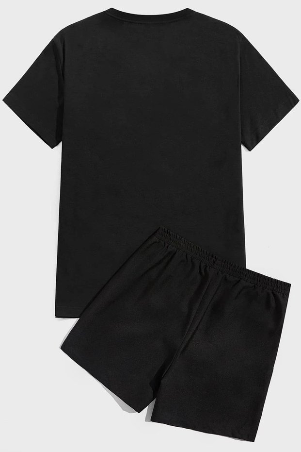 Comfortable Design Kanagawa Oki Nami Ura Print Shorts Set