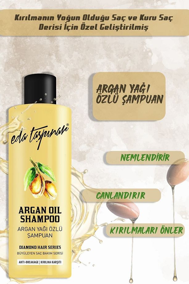 Argan Oil Argan Yağı Şampuanı Kırılma Karşıtı 400ml. - 3