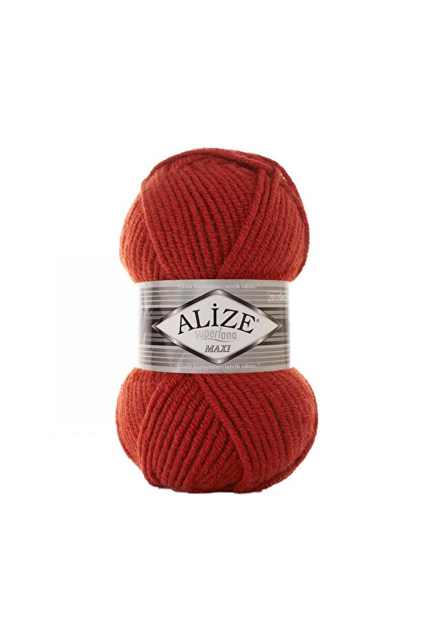 5 Pieces of Alize Superlana Maxi Hand Knitting Yarn - 36 Yarns