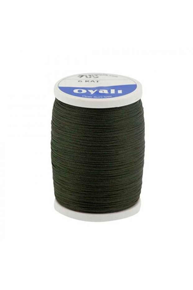 Embroidered 6 Layers Artificial Silk Cross Stitch Etamine Hand Embroidery Rope Color No: 709 Dark Green