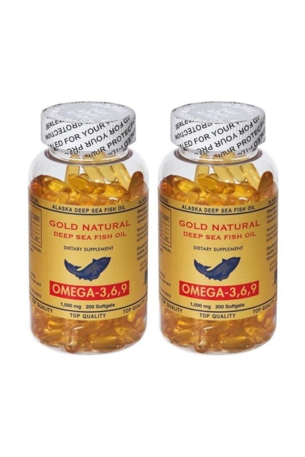 Omega 3.6.9 1000 Mg 2 Boxes Total 400 Softgels Fish Oil Usa