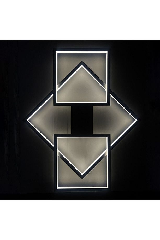 Tavan Led Avize Obluqe Plafonyer 100x85cm - 2