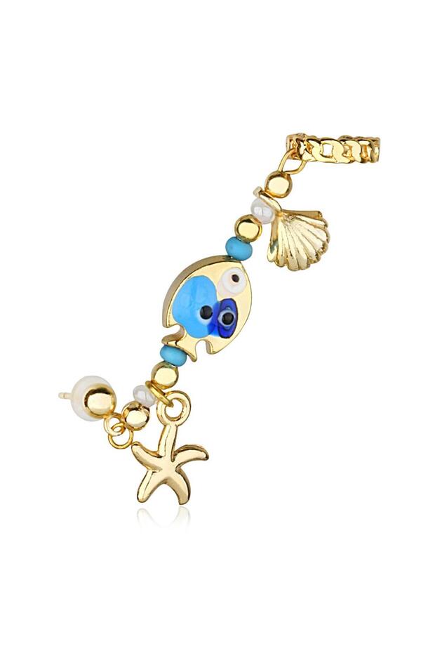 كائنات البحر Earcuff تصميم الأقراط - 1