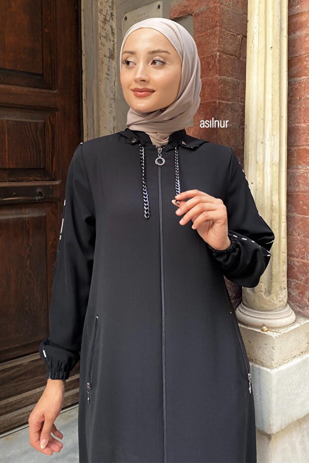 فستان ميسرا بنقشة الفهد باللون الأسود - 6