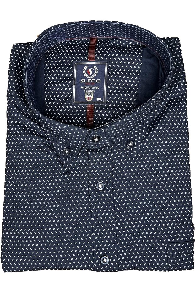 Plus Size Short Sleeve Polka Dot Shirt