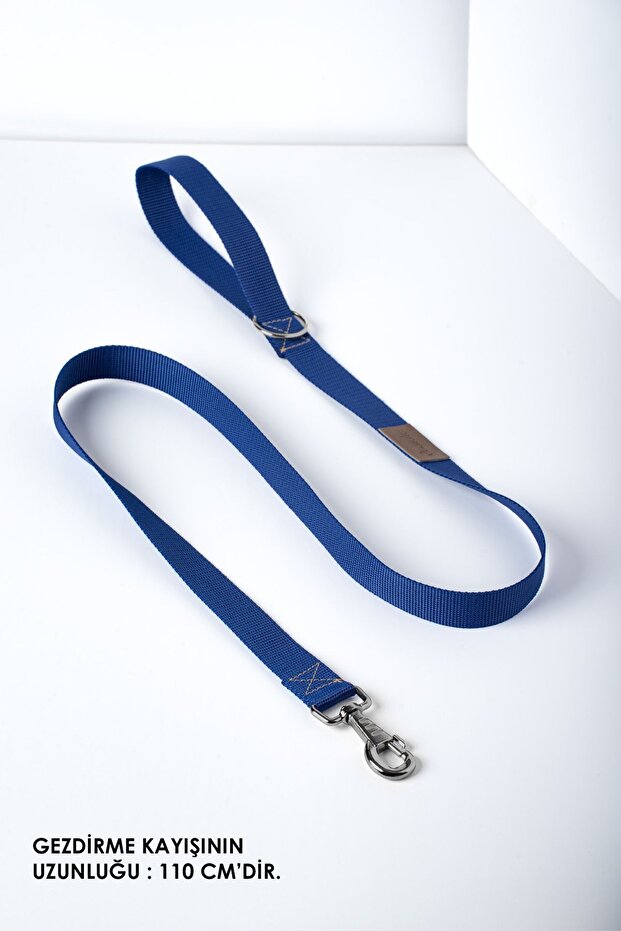 Köpek Tasması, Köpek Gezdirme Askı Kayışı , Ayarlanabilir, Sağlam Köpek Tasması - Navy - 2