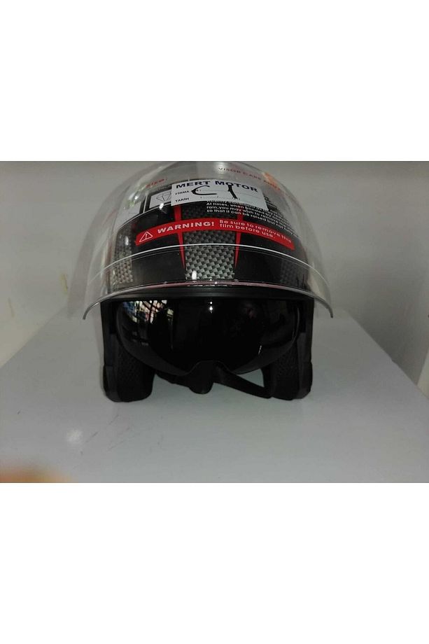 Jk 526 Güneş Vizörlü Karbon Desen Açık Kask - 8
