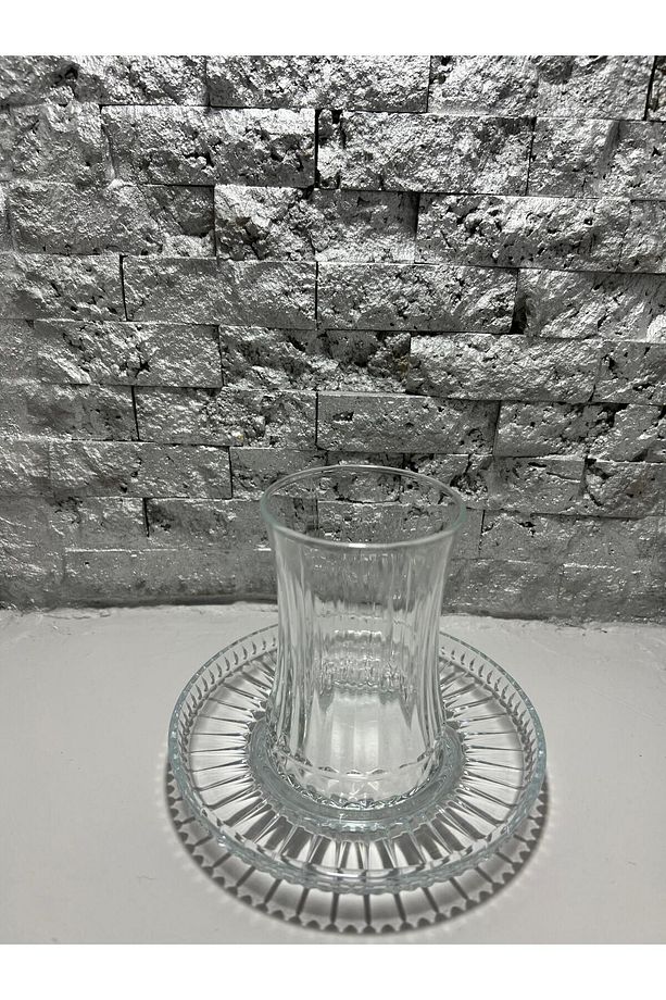 Yeni? 12 Parça Elysia Çay Seti 6 Adet (54771) Elysia Çay Tabağı / 6 Adet (42901) Çay Bardağı - 7