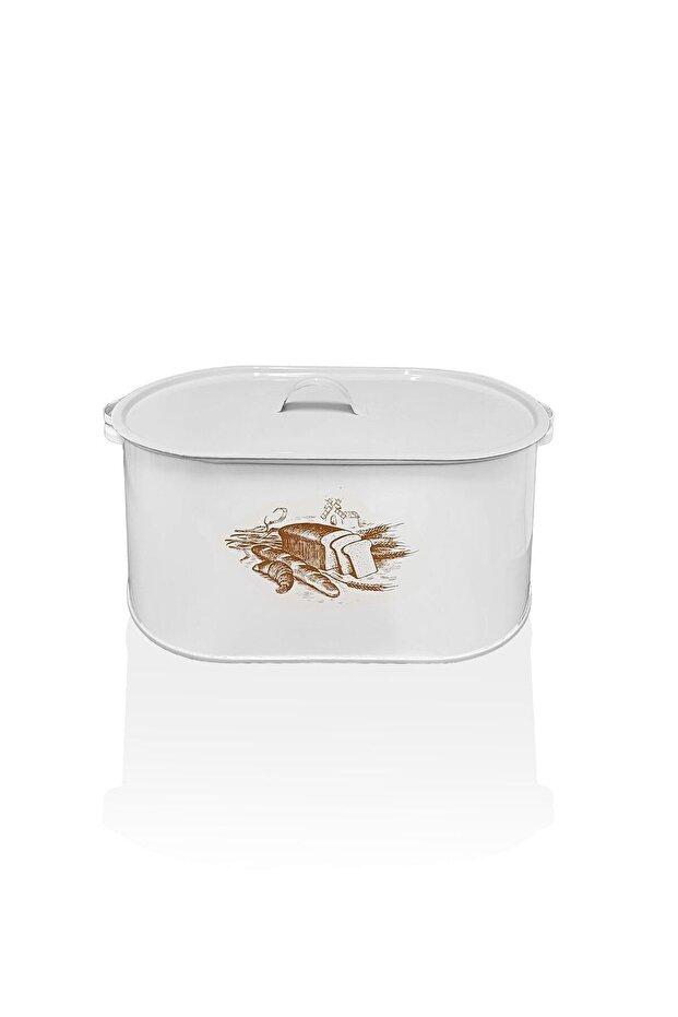 وعاء خبز معدني أبيض - 2