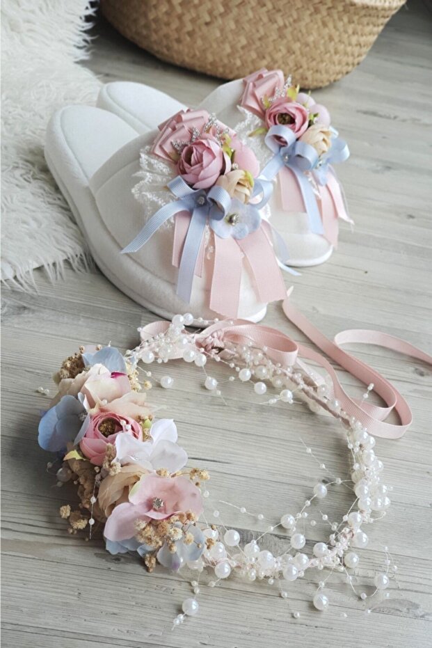 Twin Baby Cicekli Mother Maternity Set