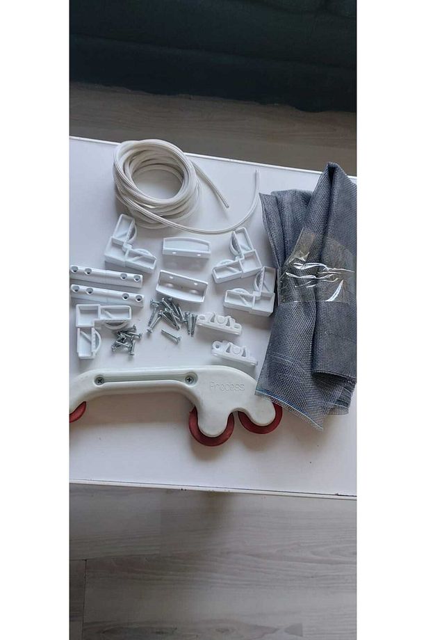 SİNEKLİK 1 TAKIM İÇİN  (APARAT - 3.5 M FİTİL -  150 X 80 TÜL- 4 KÖŞE - 2 MENTEŞE - 2 TUTAMAK - 2 ÇIT - 2