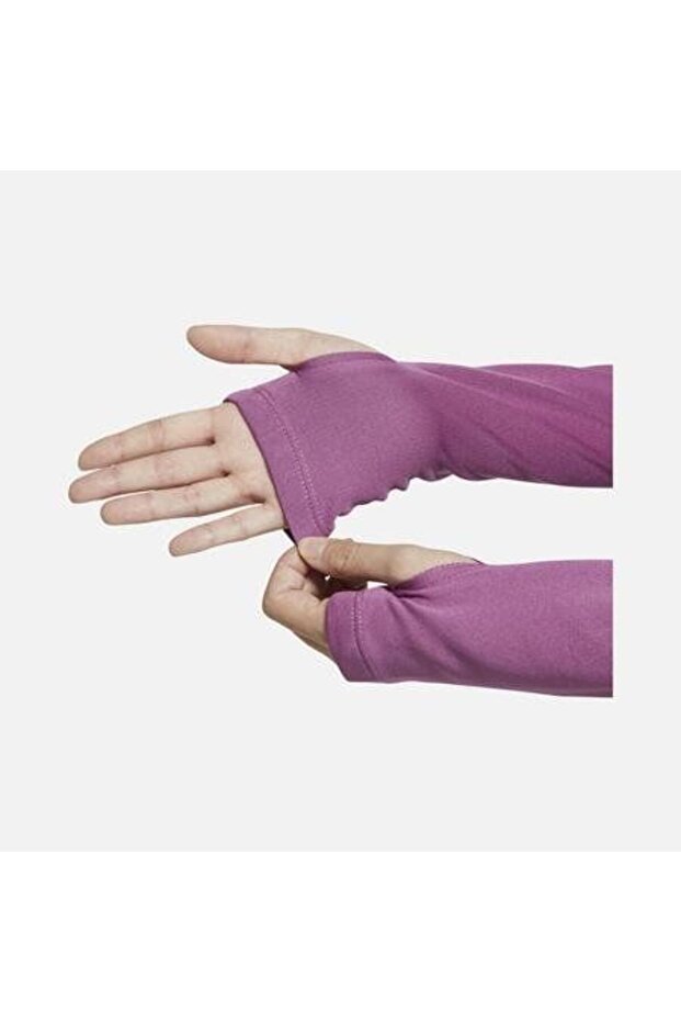 Dri-Fit Swoosh Run 1/4-Zip Running Midlayer Long-Sleeve Kadın Tişört - 5