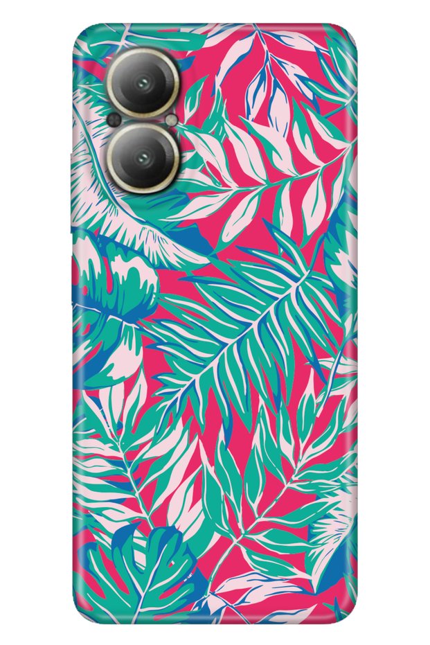 12 Lite Compatible Case Patterned Printed Silicone Matte Leaf