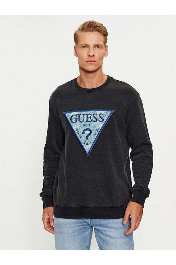 Printed Triangle Erkek Sweatshirt - 1