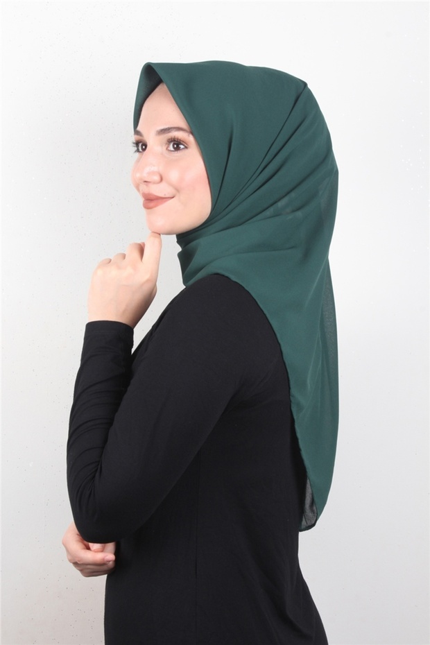 Piramit Krep Eşarp 11601-8 - 1