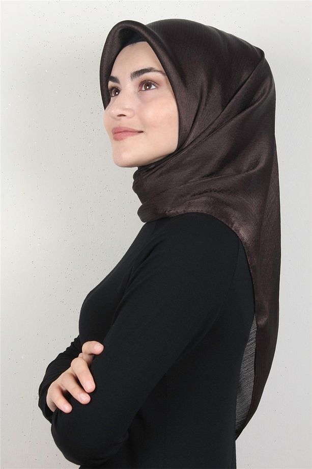 Diamond Janjan Eşarp 4103-10 Acı Kahve - 1