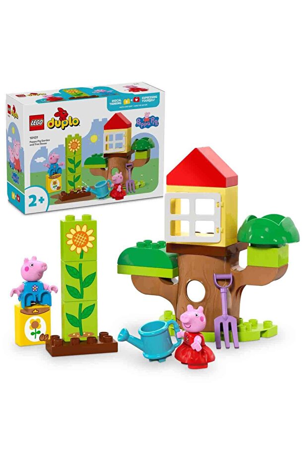 Duplo Peppa Pı g Garden and Treehouse 10431 - Peppa Pı g Minifig for Children Ages 2 and Up?