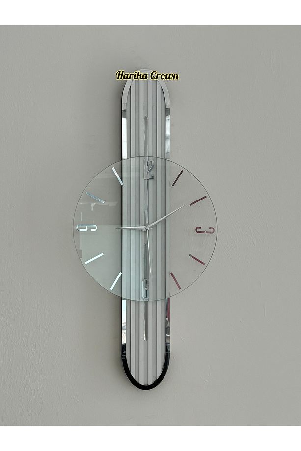 Modern Tasarımlı Ahşap Duvar Saati - Evinize Estetik Dokunuş (66 cm) - 4