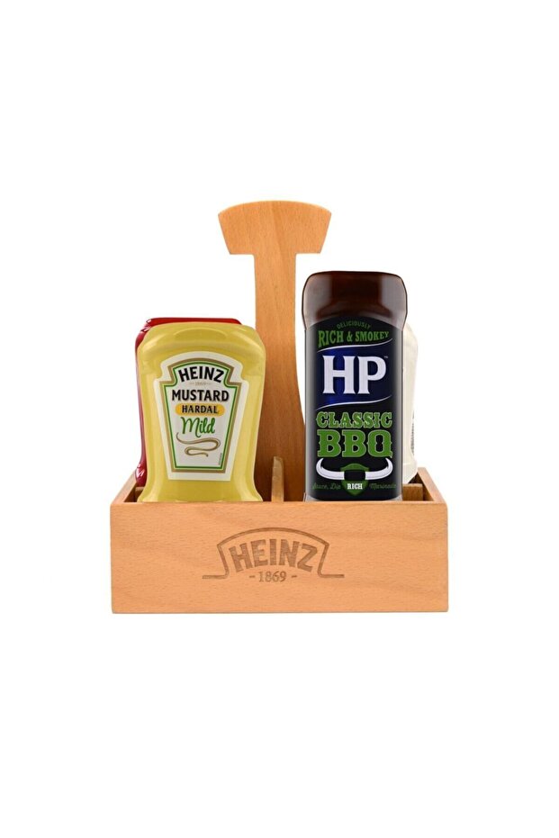 Ahşap Sosluk Hediyeli - 4'lü Set - 3